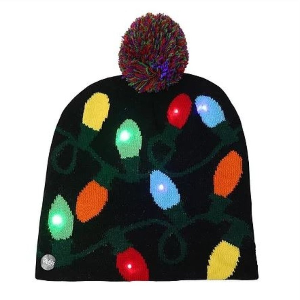 LED Christmas Binnie Hat for Kids